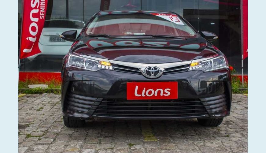 TOYOTA COROLLA GLI UPPER MULTI-DRIVE 1.8 FLEX AUT. 4P - PRETO - 2019 Foto 2 (Grande)