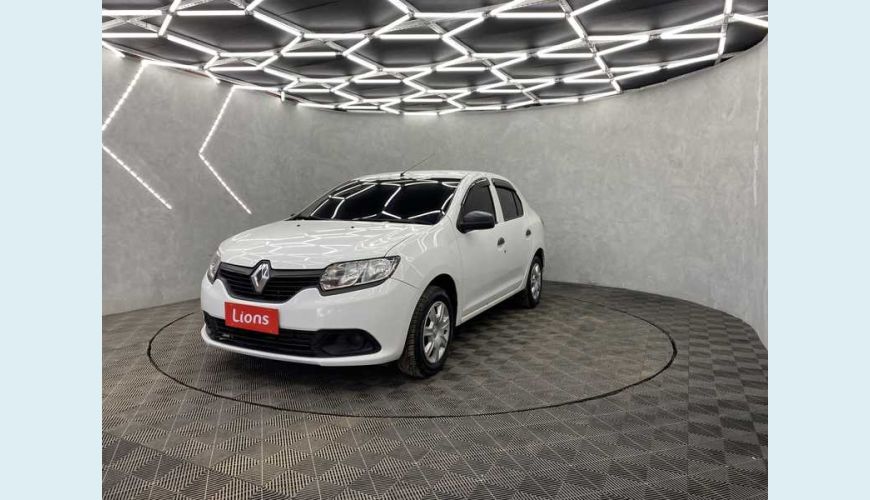 RENAULT LOGAN AUTHENTIQUE 1.0 FLEX MANUAL 4P - BRANCO - 2020 Foto 2 (Grande)