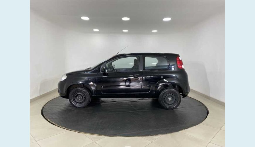 FIAT UNO VIVACE 1.0 8V FLEX MANUAL 2P - PRETO - 2014 Foto 2 (Grande)