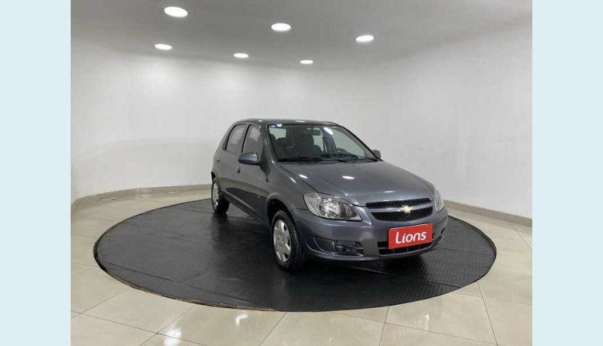 CHEVROLET CELTA LT 1.0 FLEX MANUAL 4P - CINZA - 2012 Foto 2 (Grande)