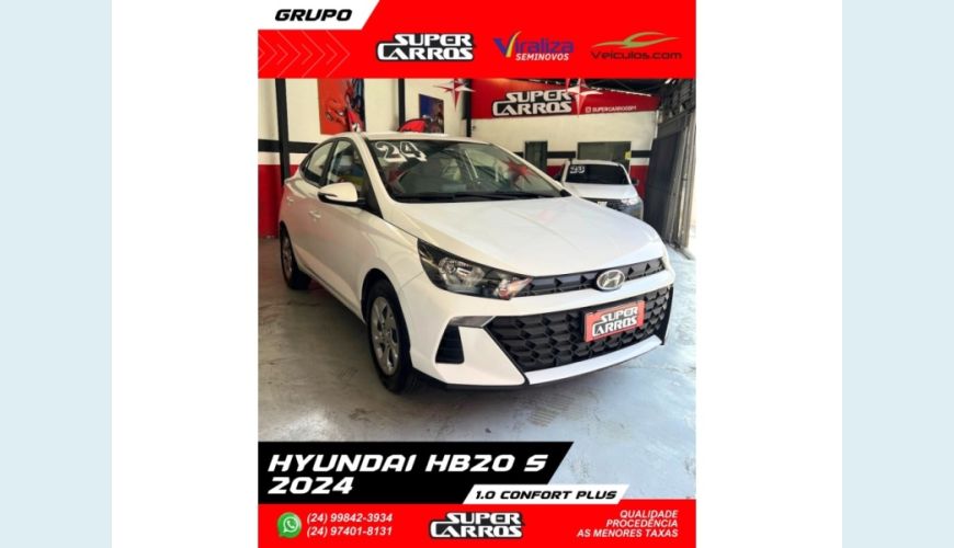 HYUNDAI HYUNDAI HB 20S FLEX MANUAL 4P - BRANCO - 2024 Foto 2 (Grande)