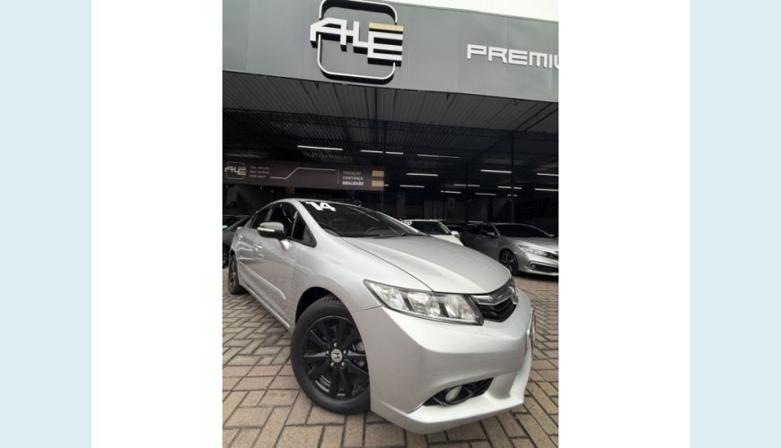 HONDA HONDA CIVIC FLEX AUT. 4P - PRATA - 2014 Foto 2 (Grande)