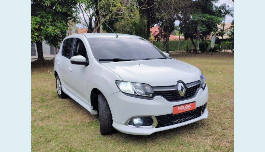 RENAULT RENAULT SANDERO FLEX MANUAL 4P - BRANCO - 2015 Foto 2 (Grande)