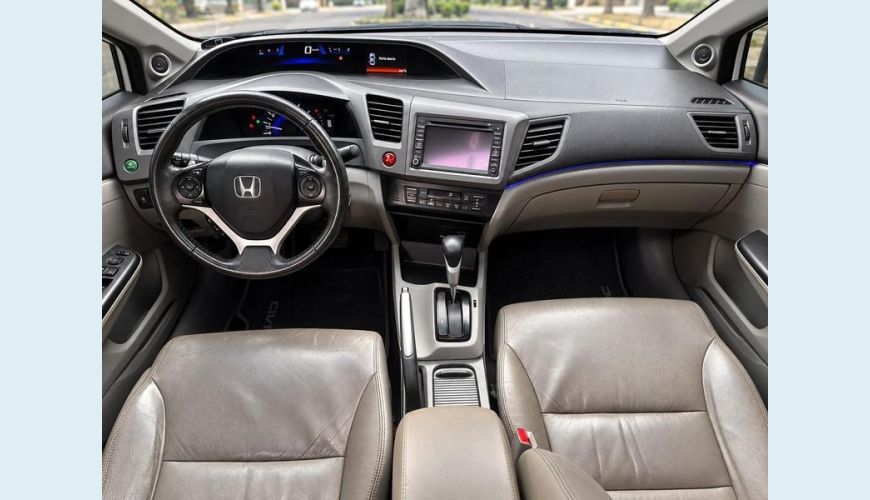 HONDA HONDA CIVIC SEDAN EXS 1.8 FLEX 16V AUT. 4P - BRANCO - 2012 Foto 2 (Grande)