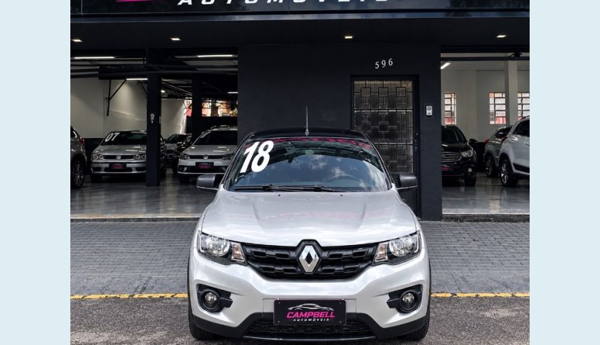 RENAULT KWID ZEN 1.0 FLEX 12V 5P MEC. - PRATA - 2018 Foto 2 (Grande)