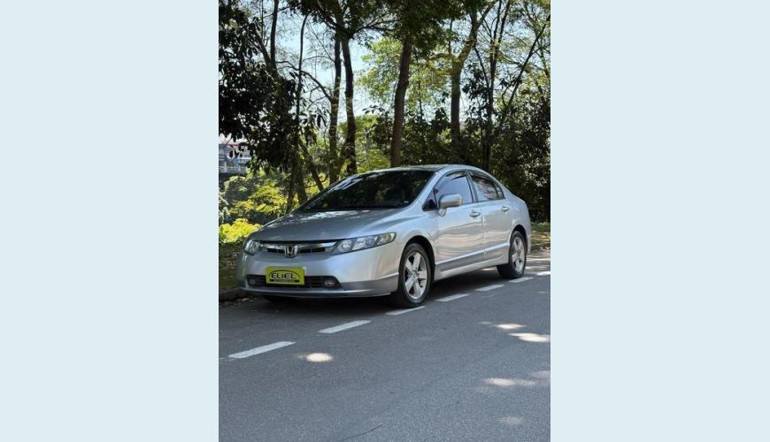 HONDA CIVIC LXS - PRATA - 2007 Foto 2 (Grande)