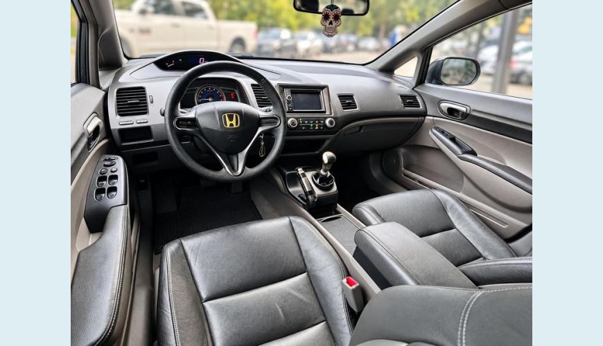 HONDA CIVIC 1.8 LXS 16V FLEX 4P MANUAL - PRETO - 2007 Foto 2 (Grande)