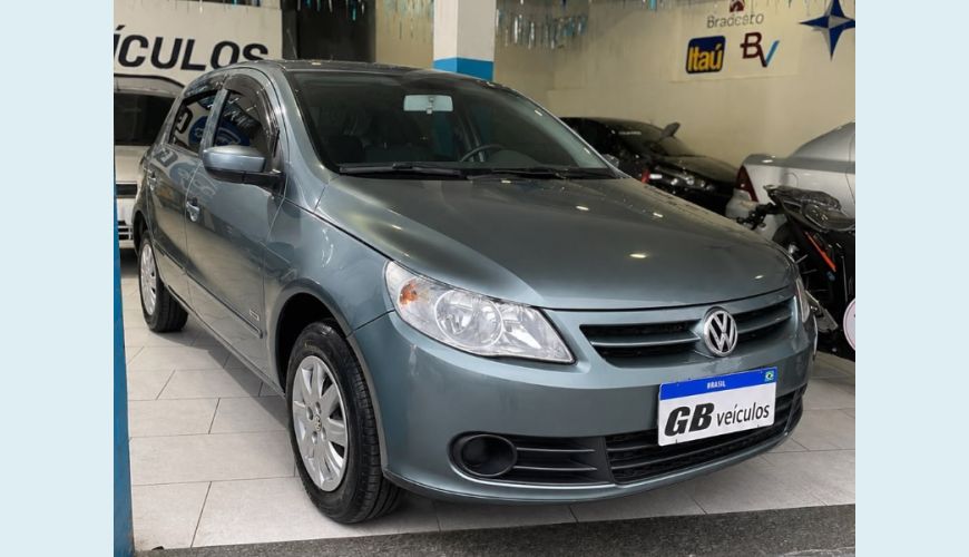 VOLKSWAGEN GOL 1.0 TREND/ POWER 8V 4P - CINZA - 2010 Foto 2 (Grande)