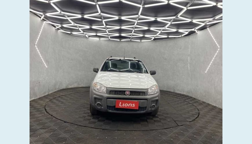 FIAT STRADA HARD WORKING 1.4 (FLEX) (CABINE ESTENDIDA) - BRANCO - 2019 Foto 2 (Grande)