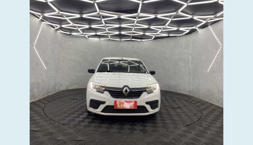RENAULT LOGAN ZEN 1.0 12V SCE (FLEX) - BRANCO - 2023 Foto 2 (Grande)
