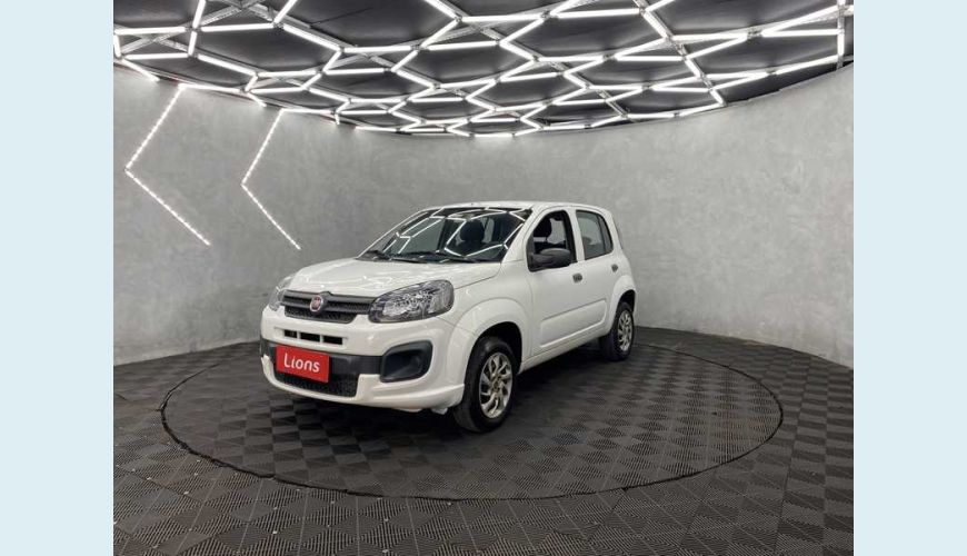 FIAT UNO ATTRACTIVE 1.0 8V (FLEX) 4P - BRANCO - 2019 Foto 2 (Grande)