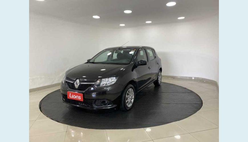 RENAULT SANDERO EXPRESSION 1.0 12V SCE FLEX - PRETO - 2019 Foto 2 (Grande)