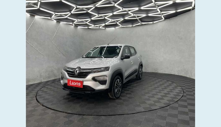 RENAULT KWID INTENSE 1.0 12V SCE FLEX - PRATA - 2023 Foto 2 (Grande)