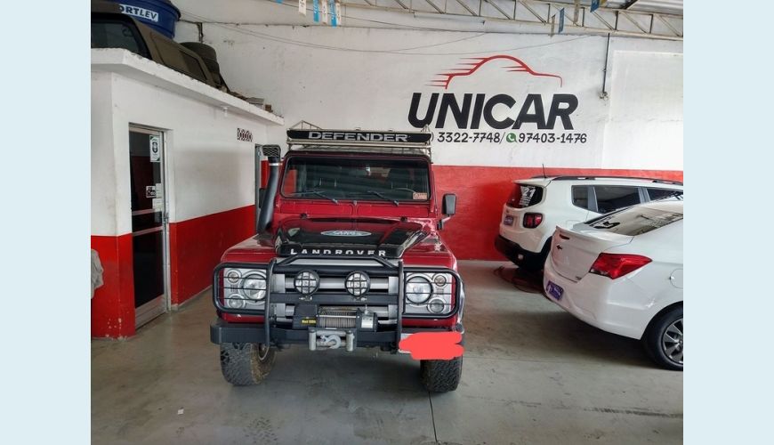 LAND ROVER DEFENDER DIESEL MANUAL 4P - VERMELHO - 2000 Foto 2 (Grande)