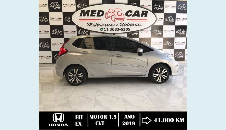 HONDA FIT 1.5 EX 16V FLEX 4P AUT. - CINZA - 2018 Foto 3 (Grande)