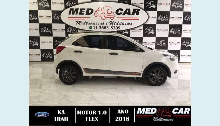 FORD KA 1.0 TI-VCT FLEX SE TRAIL MANUAL - BRANCO - 2018 Foto 3 (Grande)