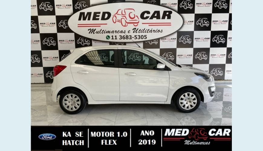 FORD KA 1.0 TI-VCT FLEX SE MANUAL - BRANCO - 2019 Foto 3 (Grande)