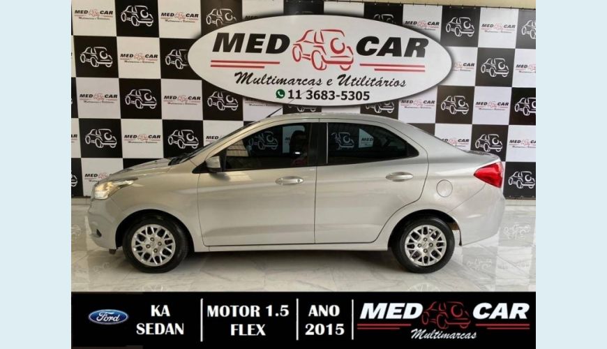 FORD KA 1.5 SIGMA FLEX SE MANUAL - PRATA - 2015 Foto 3 (Grande)