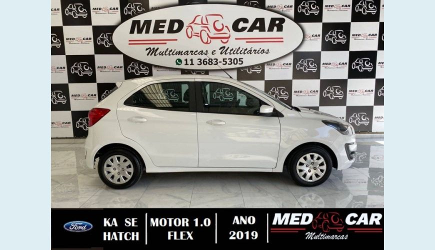 FORD KA 1.0 TI-VCT FLEX SE MANUAL - BRANCO - 2019 Foto 3 (Grande)