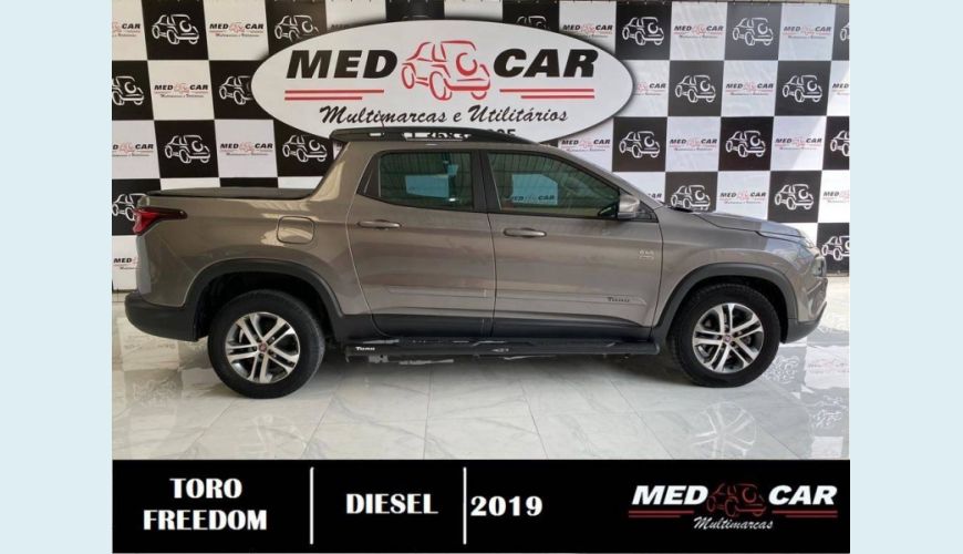FIAT TORO 2.0 16V TURBO DIESEL FREEDOM 4WD AT9 - CINZA - 2019 Foto 3 (Grande)