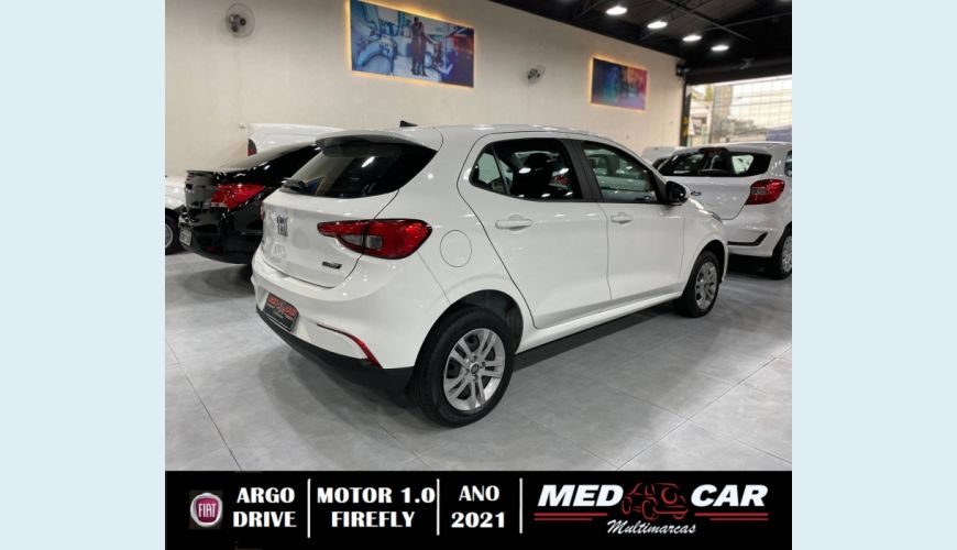 FIAT ARGO 1.0 FIREFLY FLEX DRIVE MANUAL - BRANCO - 2021 Foto 3 (Grande)