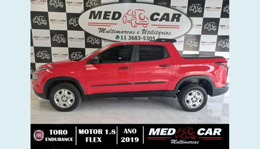 FIAT TORO 1.8 16V EVO FLEX ENDURANCE AT6 - VERMELHO - 2019 Foto 3 (Grande)