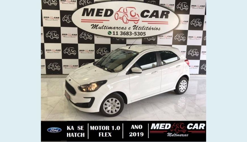 FORD KA 1.0 TI-VCT FLEX SE MANUAL - BRANCO - 2019 Foto 3 (Grande)