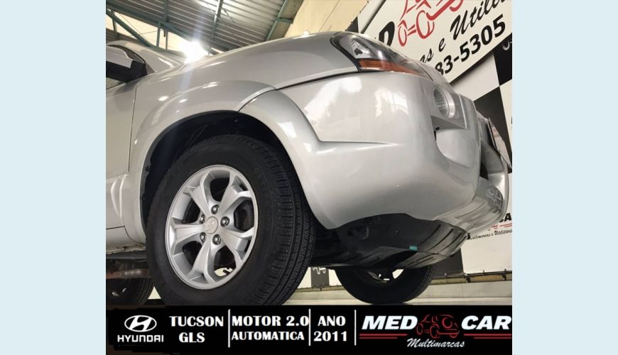 HYUNDAI TUCSON 2.0 MPFI GLS 16V 143CV 2WD 4P AUT. - PRATA - 2011 Foto 3 (Grande)