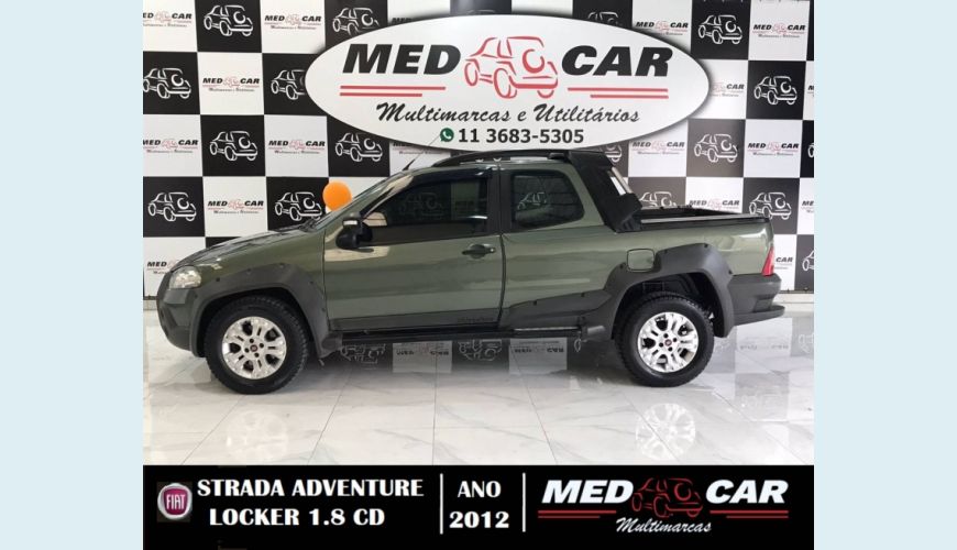 FIAT STRADA 1.8 MPI ADVENTURE LOCKER CD 16V FLEX 2P MANUAL - VERDE - 2012 Foto 3 (Grande)