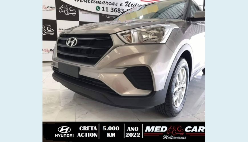 HYUNDAI CRETA 1.6 16V FLEX ACTION AUT. - BRANCO - 2022 Foto 3 (Grande)