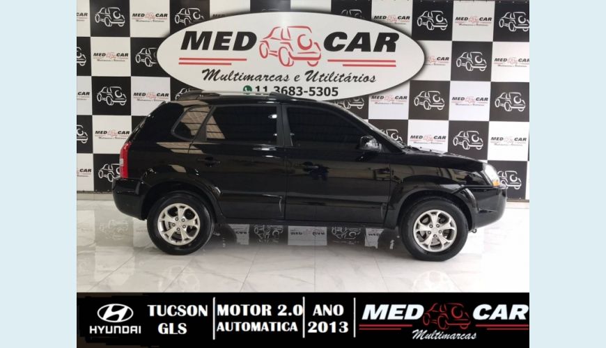HYUNDAI TUCSON 2.0 MPFI GLS 16V 143CV 2WD 4P AUT. - PRETO - 2013 Foto 3 (Grande)