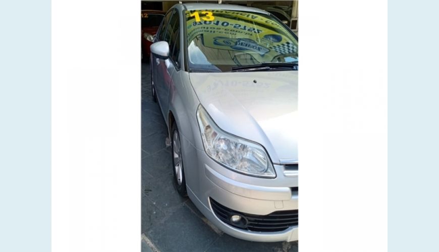 CITROËN C4 1.6 GLX 16V FLEX 4P MANUAL - PRATA - 2013 Foto 3 (Grande)