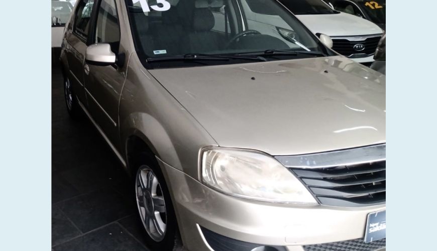 RENAULT LOGAN 1.6 EXPRESSION 16V FLEX 4P AUT. - BEGE - 2013 Foto 3 (Grande)