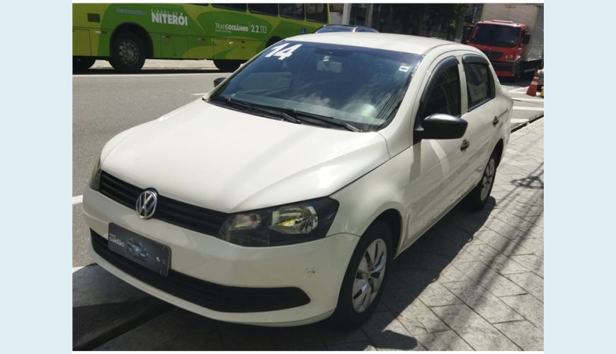 VOLKSWAGEN VOYAGE 1.0 MI CITY 8V FLEX 4P MANUAL - BRANCO - 2014 Foto 3 (Grande)