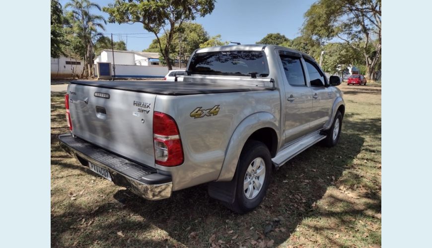 TOYOTA HILUX CD SRV 4X4 2.7 FLEX 16V AUT. - CINZA - 2015 Foto 3 (Grande)