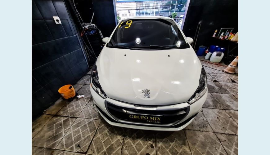 PEUGEOT 208 1.2 ACTIVE 12V FLEX 4P MANUAL - BRANCO - 2019 Foto 3 (Grande)
