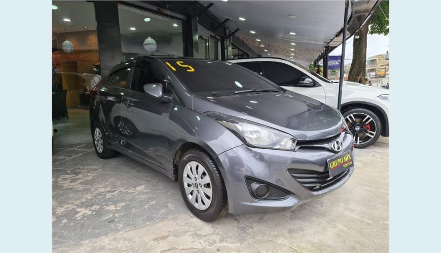 HYUNDAI HB 20S 1.0 COMFORT PLUS 12V FLEX 4P MANUAL - CINZA - 2015 Foto 3 (Grande)