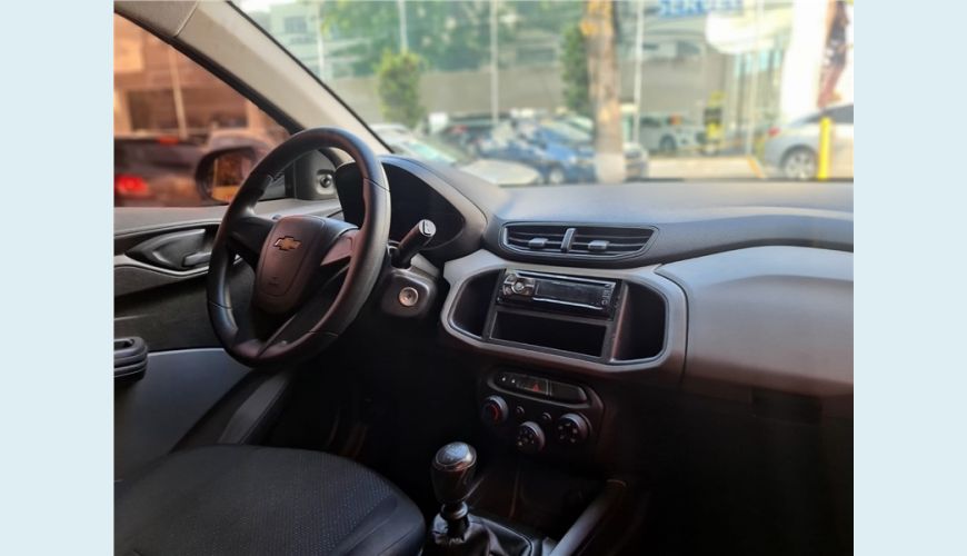 CHEVROLET ONIX 1.0 MPFI JOY 8V FLEX 4P MANUAL - PRETO - 2018 Foto 3 (Grande)