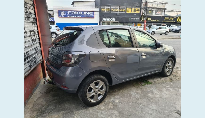 RENAULT SANDERO 1.0 EXPRESSION 16V FLEX 4P MANUAL - CINZA - 2017 Foto 3 (Grande)