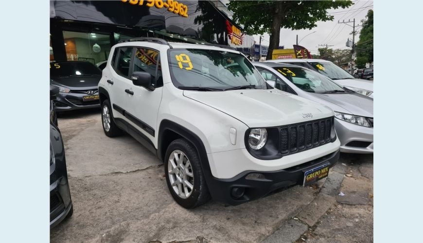 JEEP RENEGADE 1.8 16V FLEX SPORT 4P AUT. - BRANCO - 2019 Foto 3 (Grande)