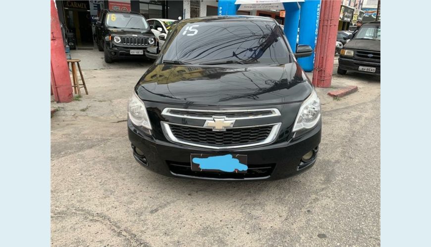 CHEVROLET COBALT 1.8 MPFI LT 8V FLEX 4P MANUAL - PRETO - 2015 Foto 3 (Grande)