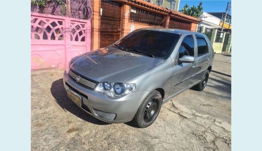FIAT PALIO 1.0 MPI FIRE 8V FLEX 4P MANUAL - CINZA - 2008 Foto 3 (Grande)