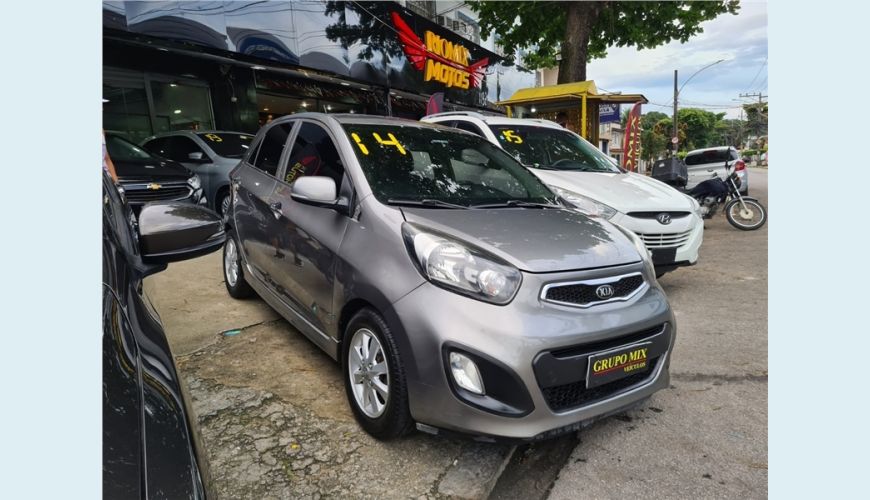 KIA PICANTO 1.0 EX 12V FLEX 4P MANUAL - CINZA - 2014 Foto 3 (Grande)