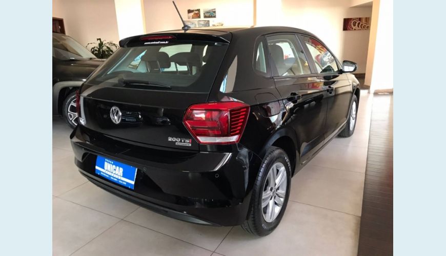 VOLKSWAGEN POLO 1.0 200 TSI COMFORTLINE AUT. - PRETO - 2019 Foto 3 (Grande)
