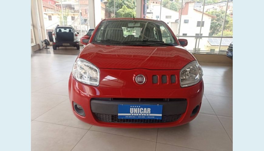 FIAT UNO 1.4 EVO ECONOMY 8V FLEX 2P MANUAL - VERMELHO - 2012 Foto 3 (Grande)