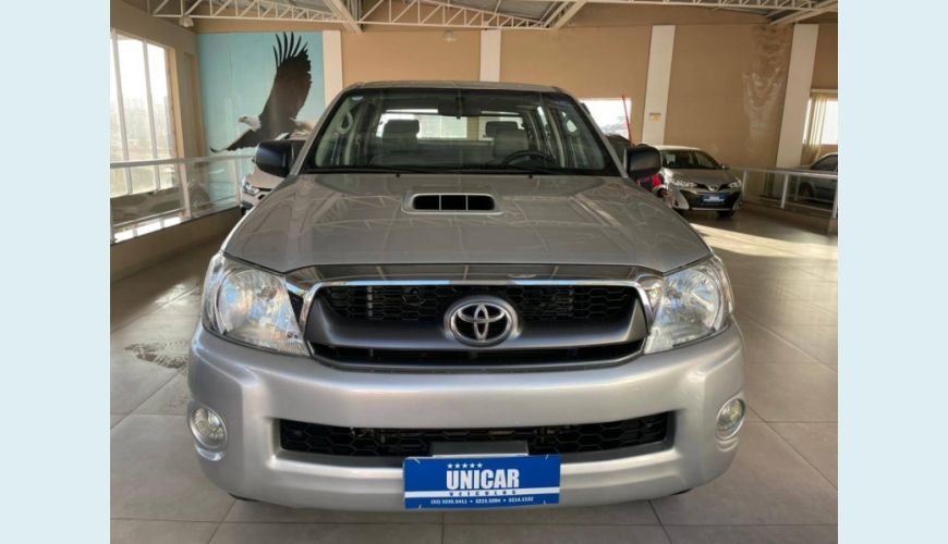 TOYOTA HILUX 3.0 SR 4X4 CD 16V TURBO INTERCOOLER DIESEL 4P MANUAL - PRATA - 2010 Foto 3 (Grande)
