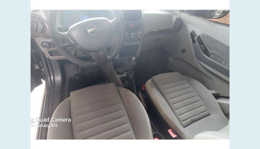 CHEVROLET AGILE 1.4 MPFI LT 8V FLEX 4P MANUAL - PRETO - 2012 Foto 3 (Grande)