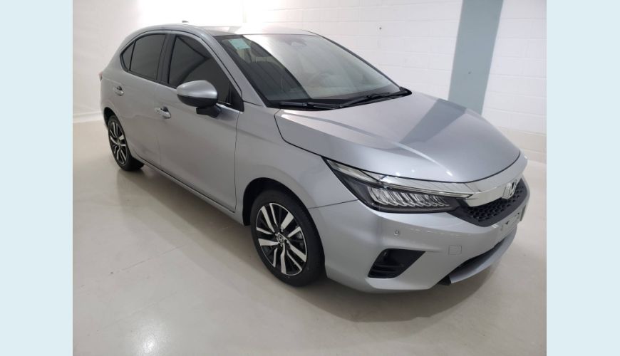 HONDA CITY 1.5 I-VTEC FLEX HATCH TOURING CVT - PRATA - 2023 Foto 3 (Grande)
