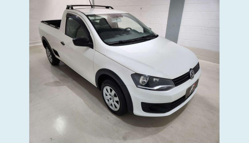 VOLKSWAGEN SAVEIRO 1.6 MI TRENDLINE CS 8V FLEX 2P MANUAL - BRANCO - 2016 Foto 3 (Grande)