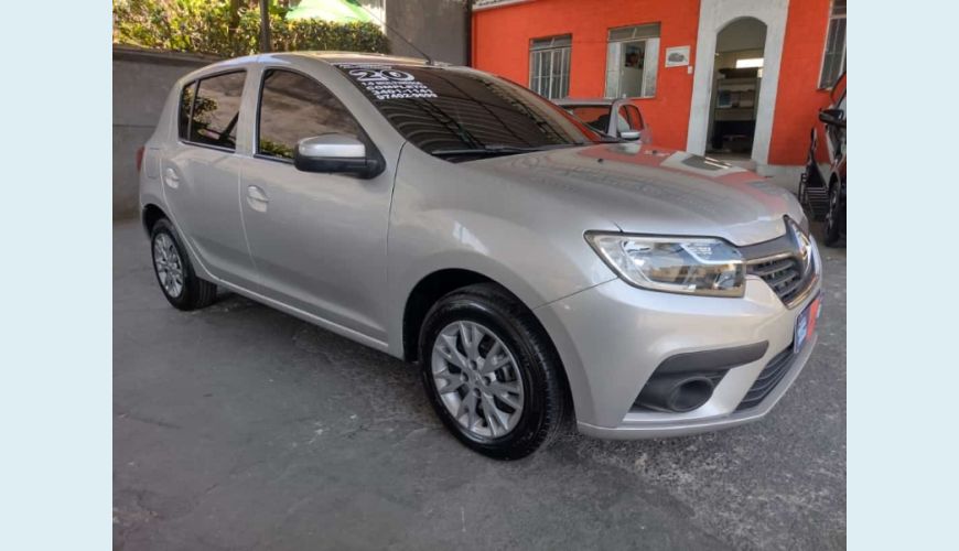 RENAULT SANDERO ZEN FLEX 1.0 12V 5P MEC. - PRATA - 2020 Foto 3 (Grande)